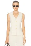 By Malene Birger Merlin Vest In White