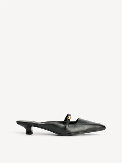 By Malene Birger Micha Leather Sandals In Gold