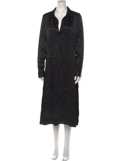 Pre-owned By Malene Birger Midi Length Dress In Black