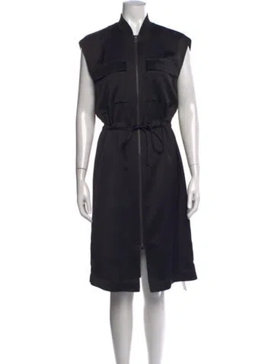 Pre-owned By Malene Birger Midi Length Dress In Black