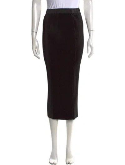 Pre-owned By Malene Birger Midi Length Skirt In Black