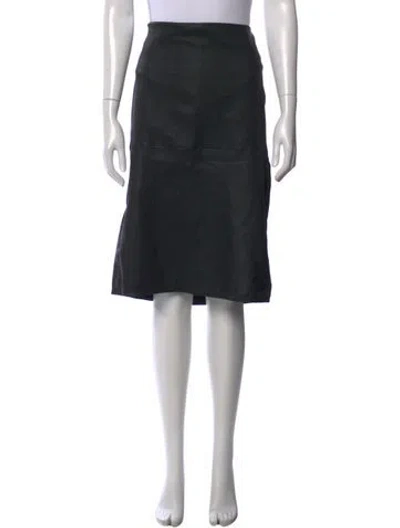 Pre-owned By Malene Birger Midi Length Skirt In Black