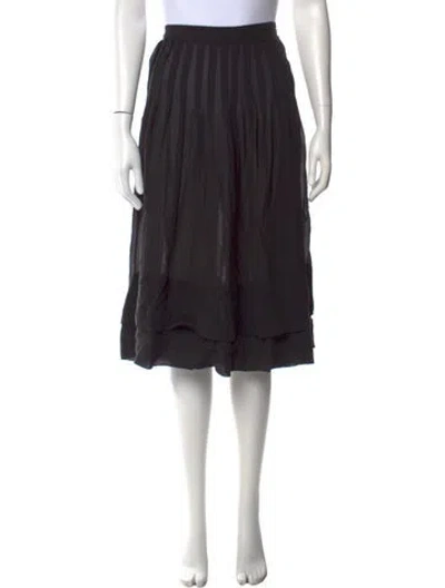 Pre-owned By Malene Birger Midi Length Skirt In Black