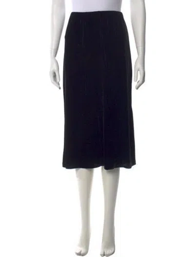 Pre-owned By Malene Birger Midi Length Skirt In Black