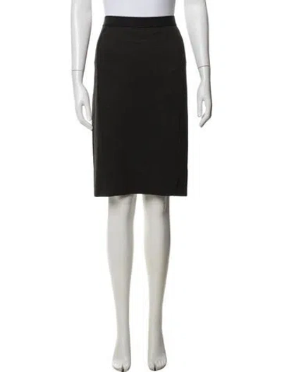 Pre-owned By Malene Birger Midi Length Skirt In Black