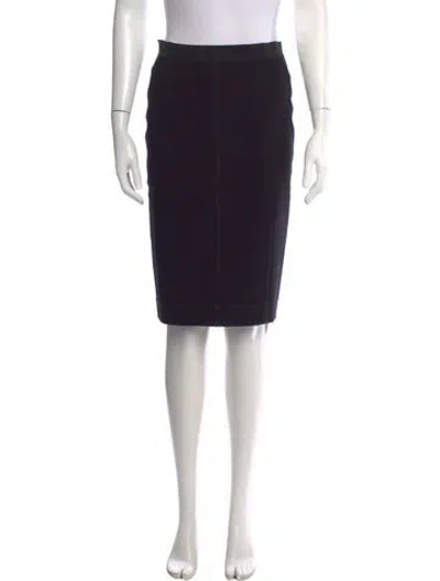Pre-owned By Malene Birger Midi Length Skirt In Black