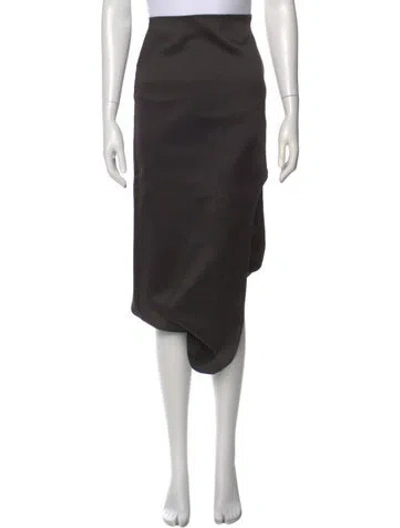 Pre-owned By Malene Birger Midi Length Skirt In Brown