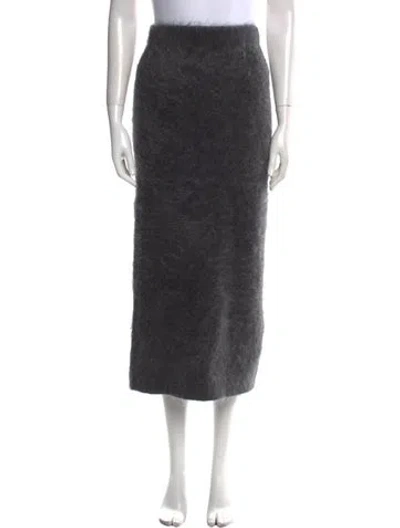 Pre-owned By Malene Birger Midi Length Skirt In Gray