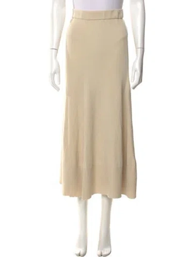 Pre-owned By Malene Birger Midi Length Skirt In Neutral