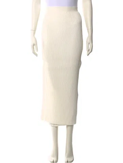 Pre-owned By Malene Birger Midi Length Skirt In Neutral