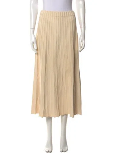 Pre-owned By Malene Birger Midi Length Skirt In Neutral