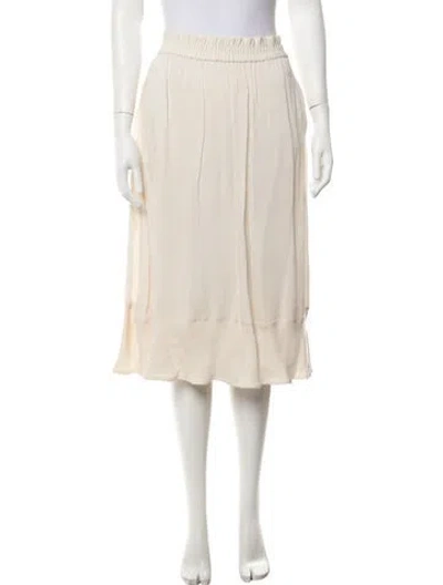 Pre-owned By Malene Birger Midi Length Skirt In Neutrals