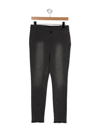 Pre-owned By Malene Birger Mid-rise Skinny Leg Jeans In Gray