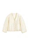 By Malene Birger Mineas Printed Silk Top In Mini Flower Print