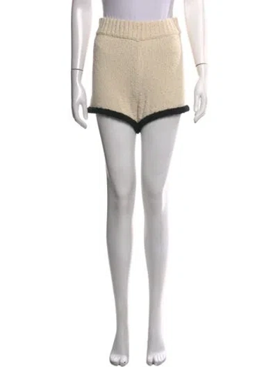 Pre-owned By Malene Birger Mini Shorts In Neutrals