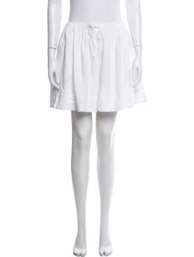 Pre-owned By Malene Birger Mini Shorts W/ Tags In White