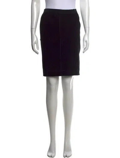 Pre-owned By Malene Birger Mini Skirt In Black