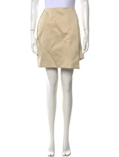 Pre-owned By Malene Birger Mini Skirt W/ Tags In Neutrals