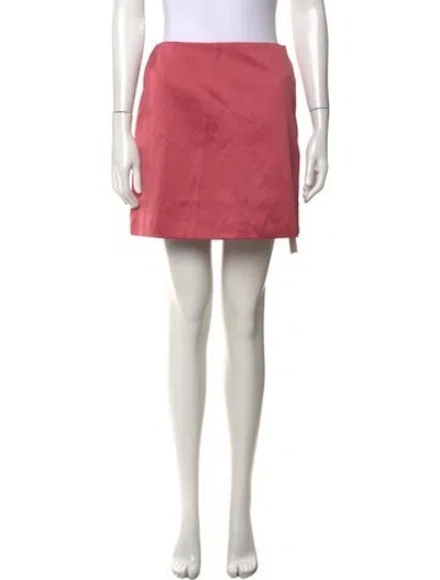 Pre-owned By Malene Birger Mini Skirt W/ Tags In Pink