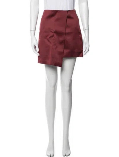 Pre-owned By Malene Birger Mini Skirt W/ Tags In Red