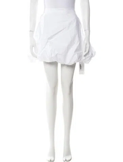 Pre-owned By Malene Birger Mini Skirt W/ Tags In White