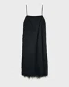 By Malene Birger Black Fringe Ledo Mini Dress In Black