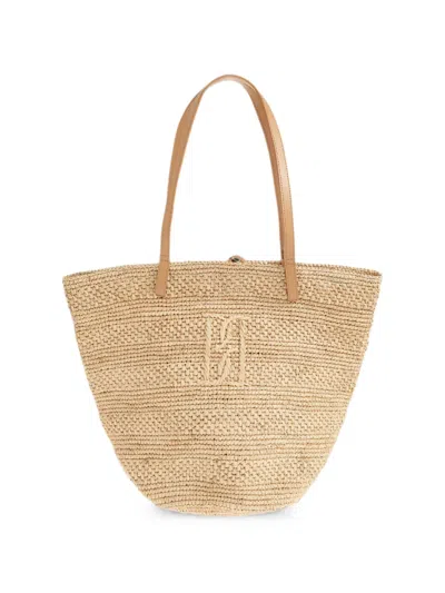By Malene Birger Mirabell Woven Shoulder Bag In Brown