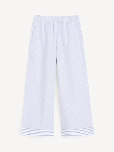 By Malene Birger Mirabello Organic Cotton Trousers In Blue