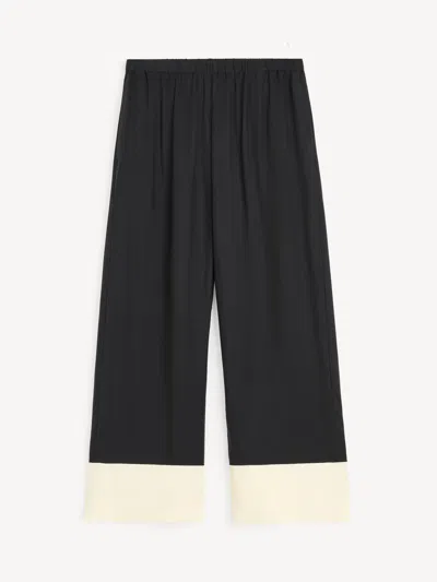 By Malene Birger Mirabello Wide-leg Trousers In Black