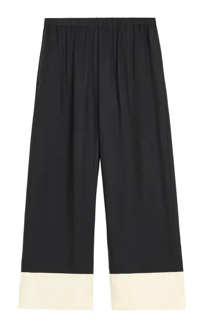 By Malene Birger Mirabellow Wide-leg Pants In Black