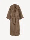 By Malene Birger Mirano Wool Coat In Brown