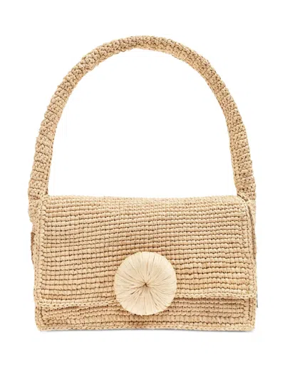 By Malene Birger Miro Woven Tote Bag In Neutrals