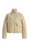 By Malene Birger Suzanne Leather Jacket In Neutral