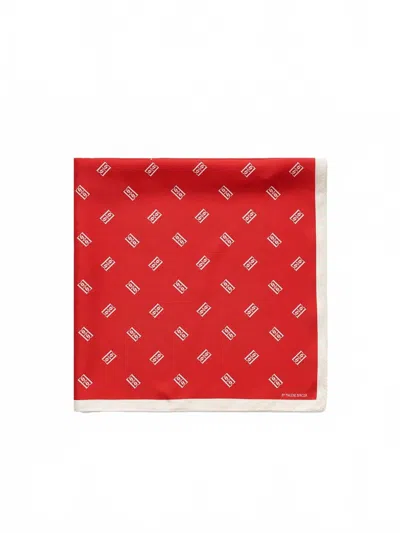 By Malene Birger Monnas Silk Scarf In Red