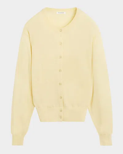 By Malene Birger Montie Button-down Knit Cardigan In Sea Mist
