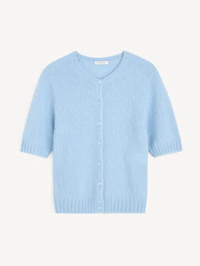 By Malene Birger Myrtilla Soft Cardigan In Blue