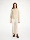 By Malene Birger Nadihas High-waist Trousers In Soft White