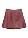 By Malene Birger Namia Panelled Mini Skirt In Pink