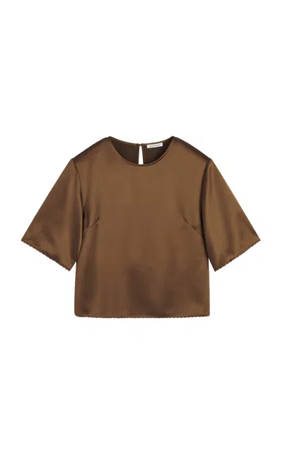 By Malene Birger Nancy Top In Brown