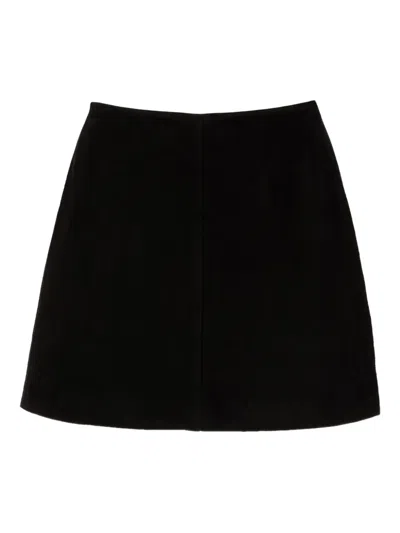 By Malene Birger Nola Suede Mini Skirt In Black