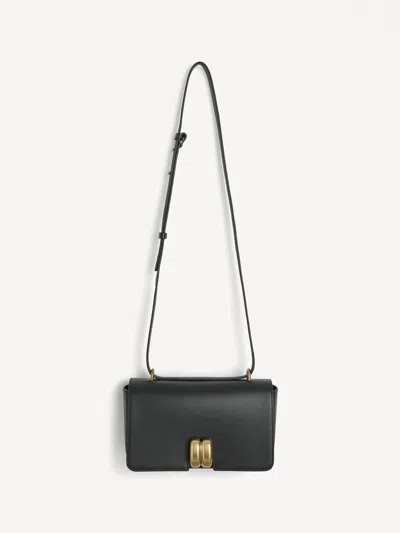 By Malene Birger Noval Leather Shoulder Bag In Black