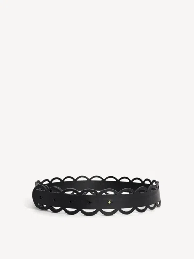 By Malene Birger Nurra Leather Belt In Black