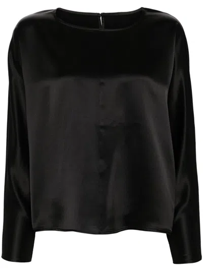 By Malene Birger Odelleys Satin Blouse In Black