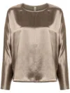 By Malene Birger Odelleys Long Sleeve Relaxed Fit Shirt In Brown