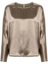 By Malene Birger Odelleys Long Sleeve Relaxed Fit Shirt In Brown