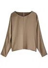 By Malene Birger Odelleys Satin Blouse In Light Brown