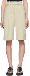 By Malene Birger Off-white Cimassi Shorts In 13a Cement