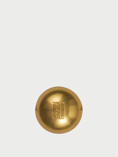 By Malene Birger Ola Zinc Brooch In Gold