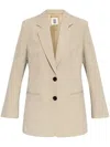 By Malene Birger Ophie Single-breasted Blazer In Neutrals