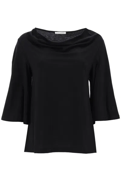 By Malene Birger Organic Cotton T-shirt In Black